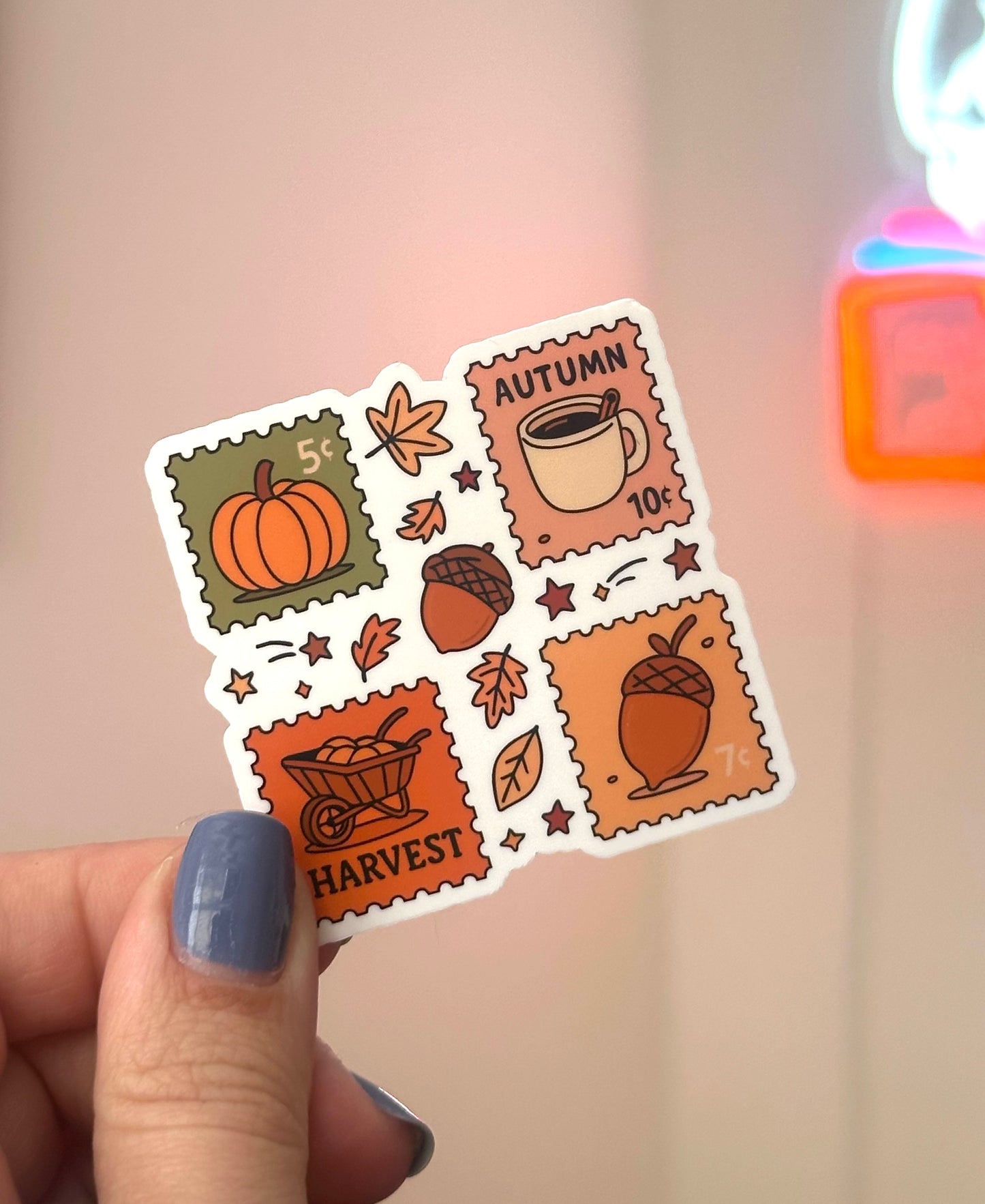 Fall Stamp Sticker
