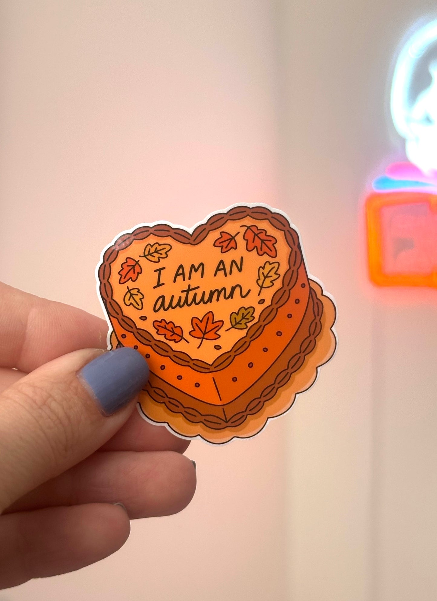 I am an Autumn Sticker
