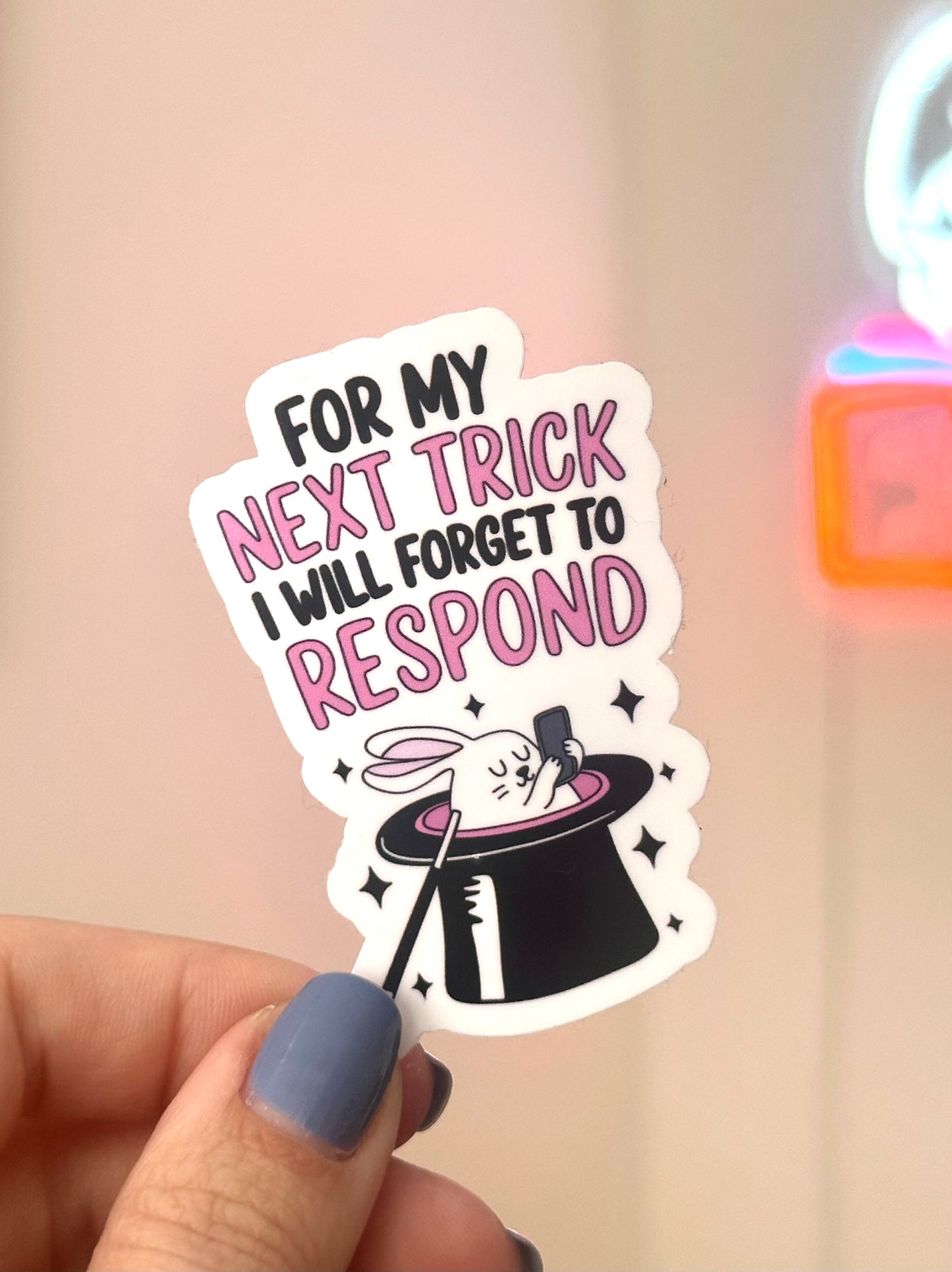 Magic Trick Sticker