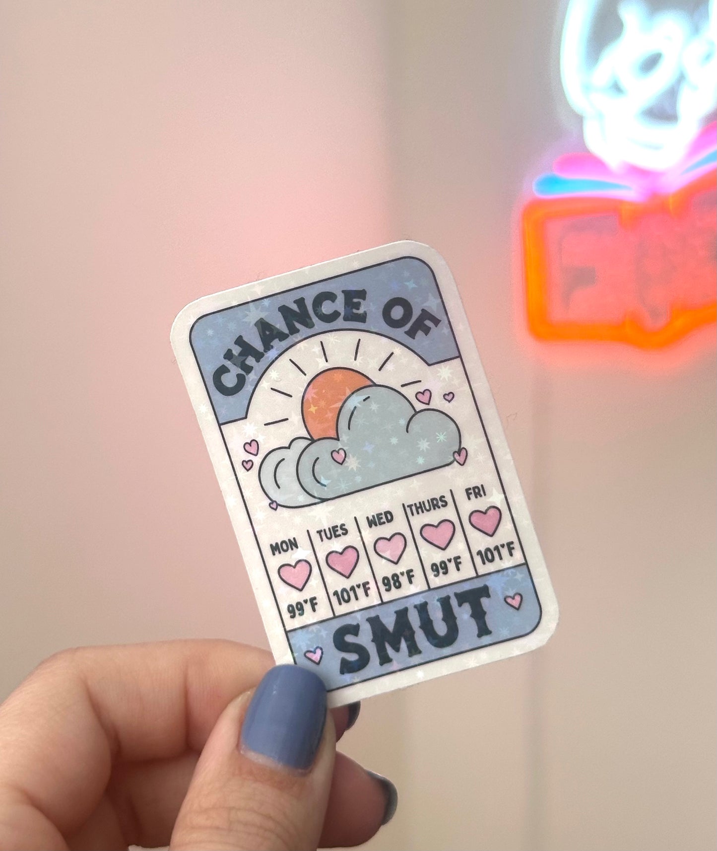 Forecast Holographic Sticker