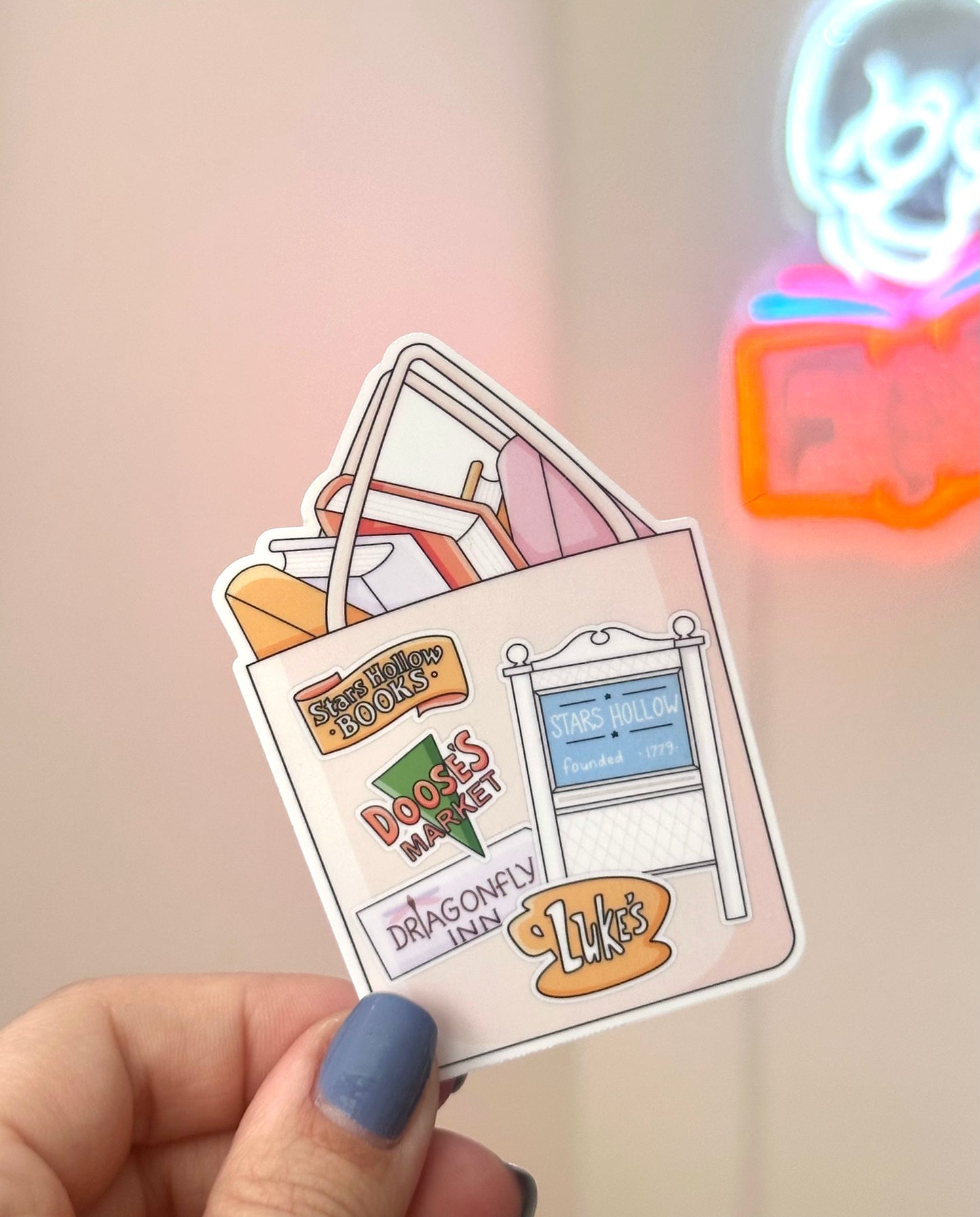 Cozy Tote Sticker