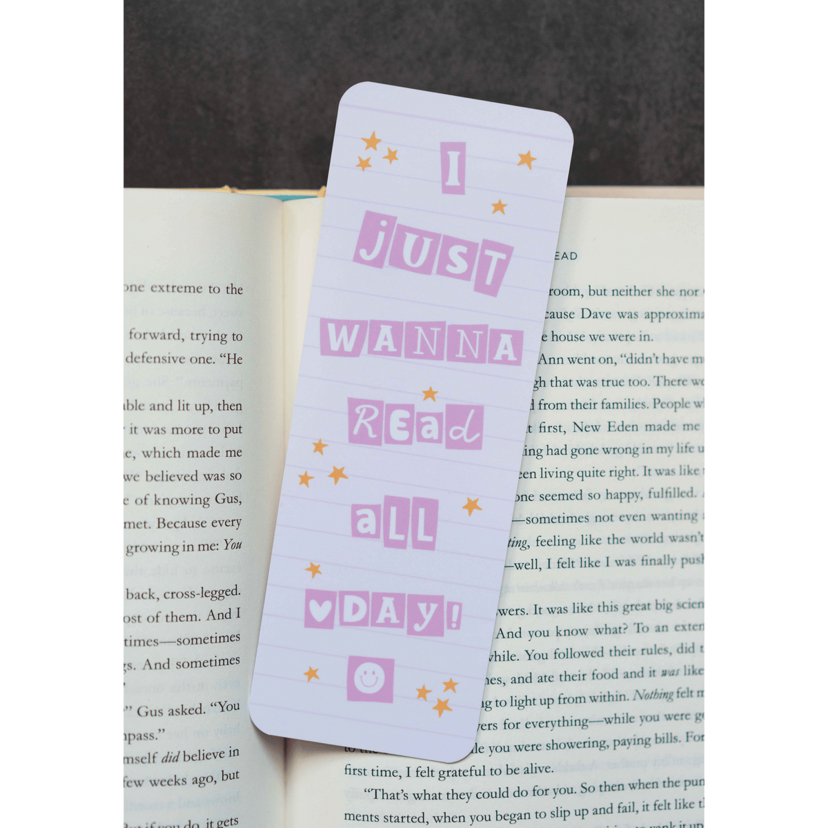 I Just Wanna Read Bookmark