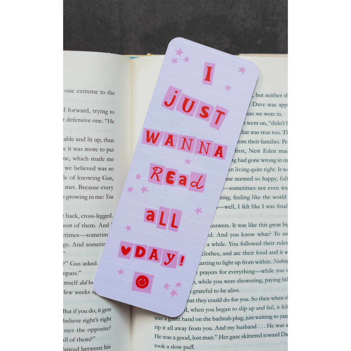 I Just Wanna Read Bookmark