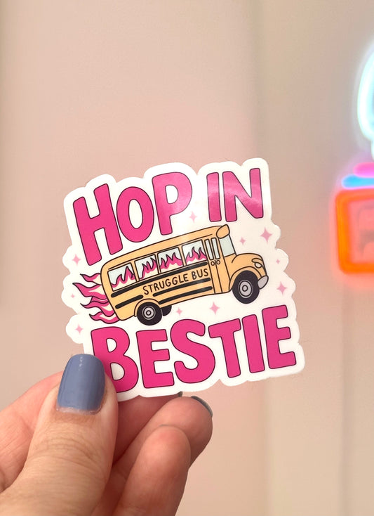 Struggle Bus Sticker