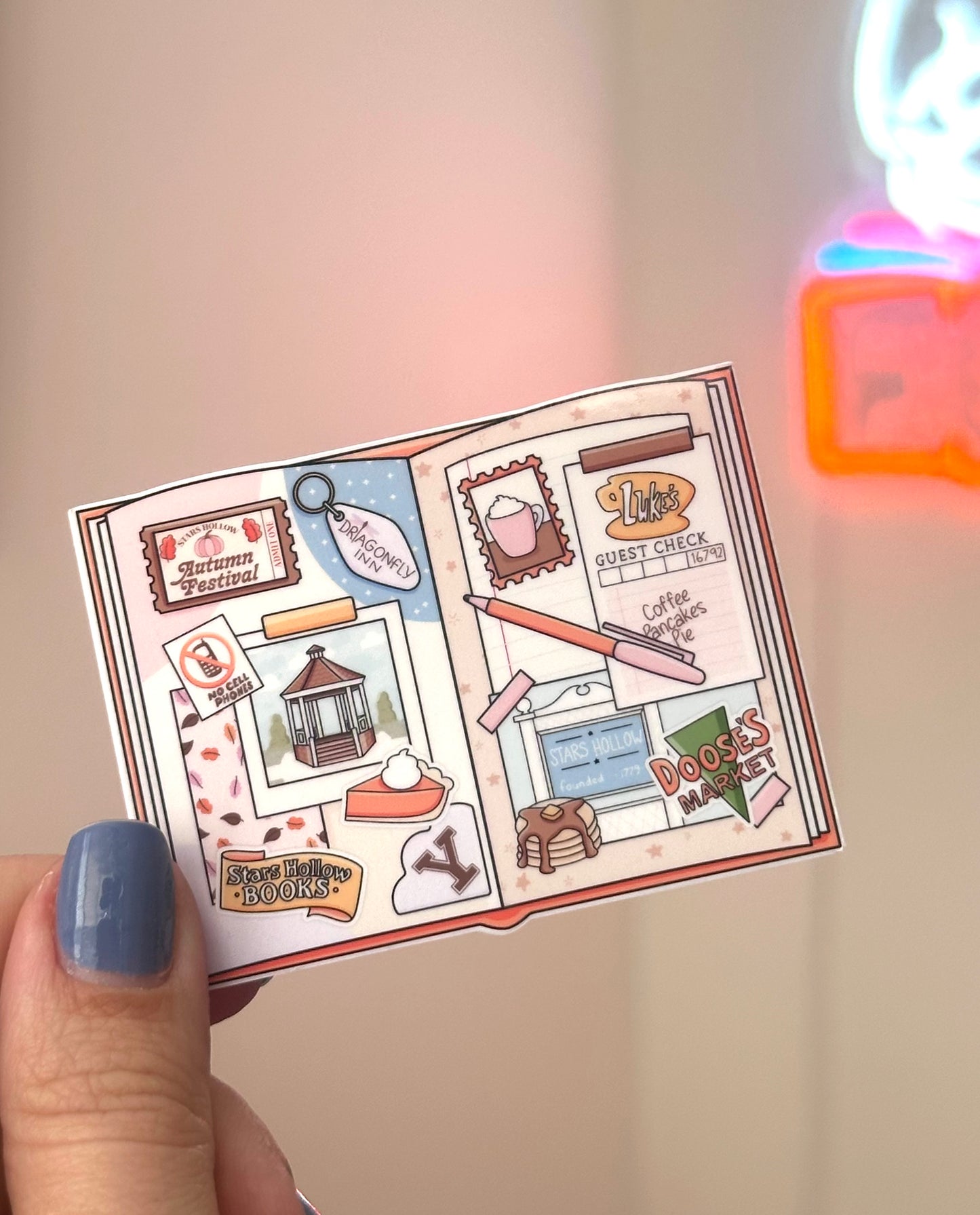 Small Town Journal Sticker