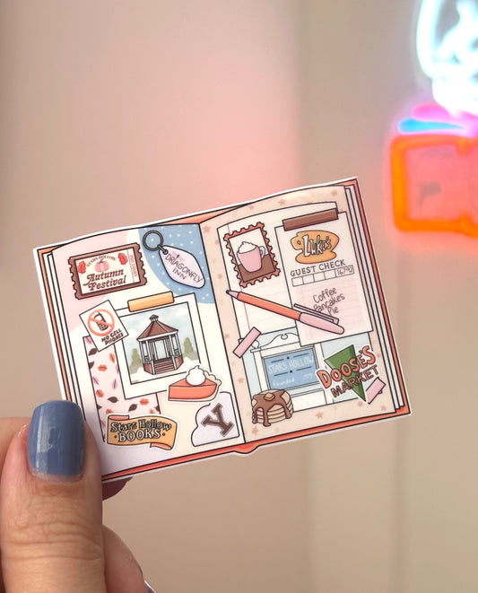 Small Town Journal Sticker