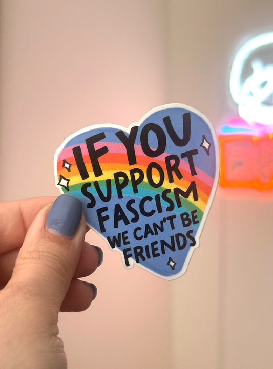 We Can't be Friends Sticker