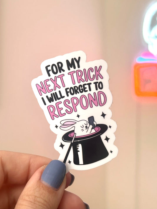 Magic Trick Sticker