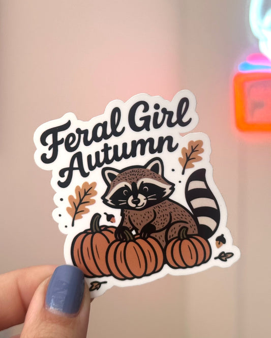 Fera Girl Autumn Sticker