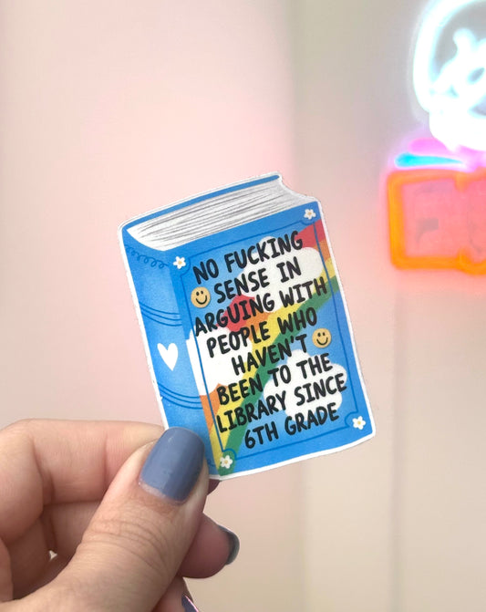 No Arguing Sticker