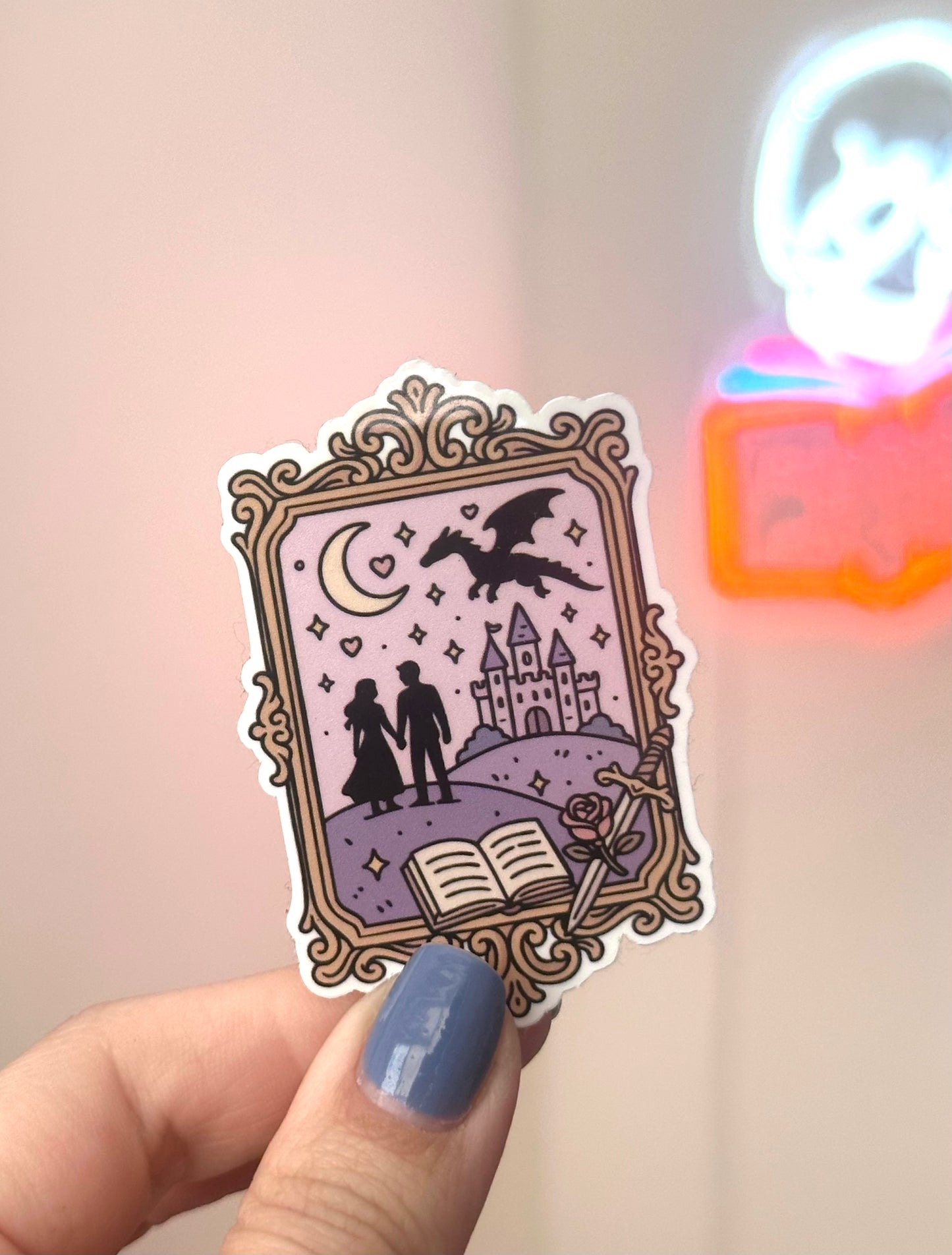 Romantasy Frame Sticker